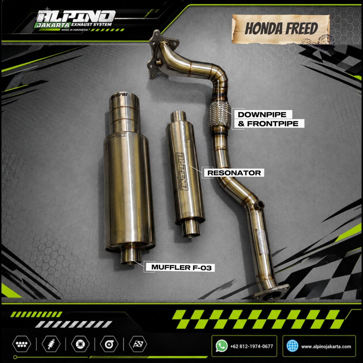 Knalpot Honda Freed